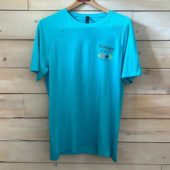 lululemon athletica Other - EUC Men’s Lululemon Tee Turquoise Scottsdale 10K 2023